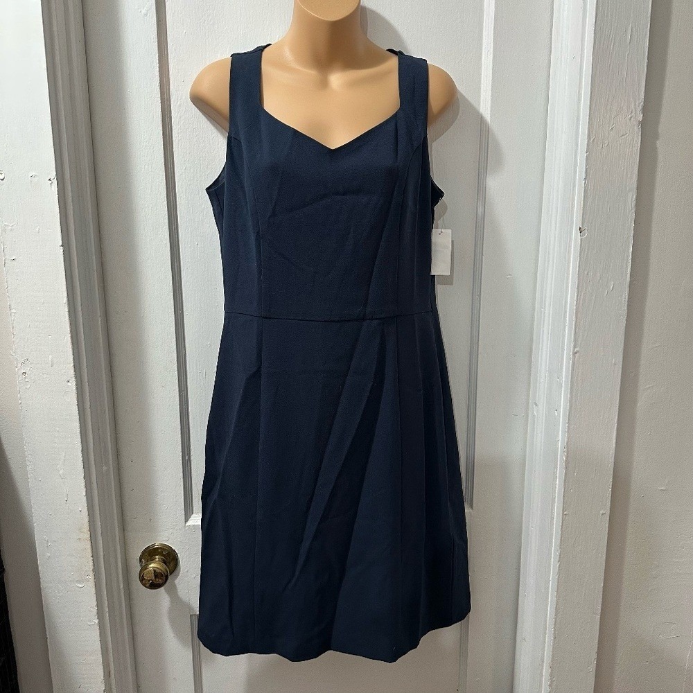 Covington Navy Tank Top Dress in 10 NWOT
